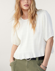 ba&sh - KABY TOP - short-sleeved blouses - ecru - 2