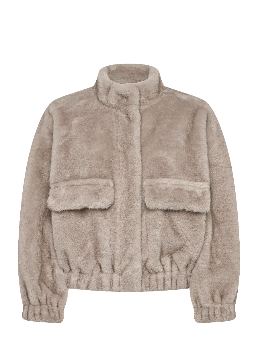 ba&sh - PAROS COAT - kunstpelz - grey - 0