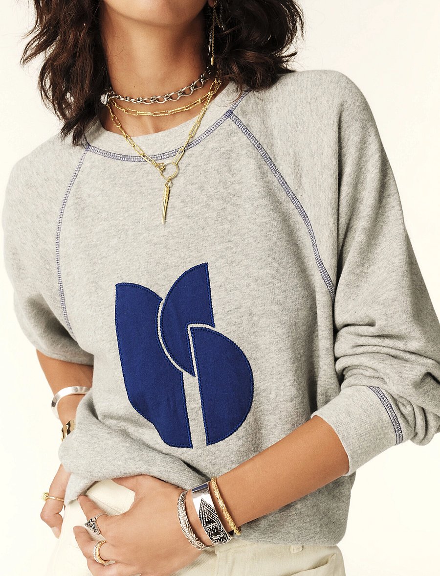ba&sh - SWEATSHIRT BART - grey - 0
