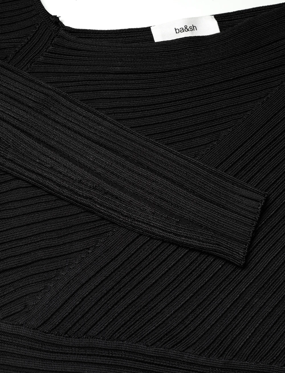 ba&sh - DRESS DAHLIA - bodycon dresses - noir - 3