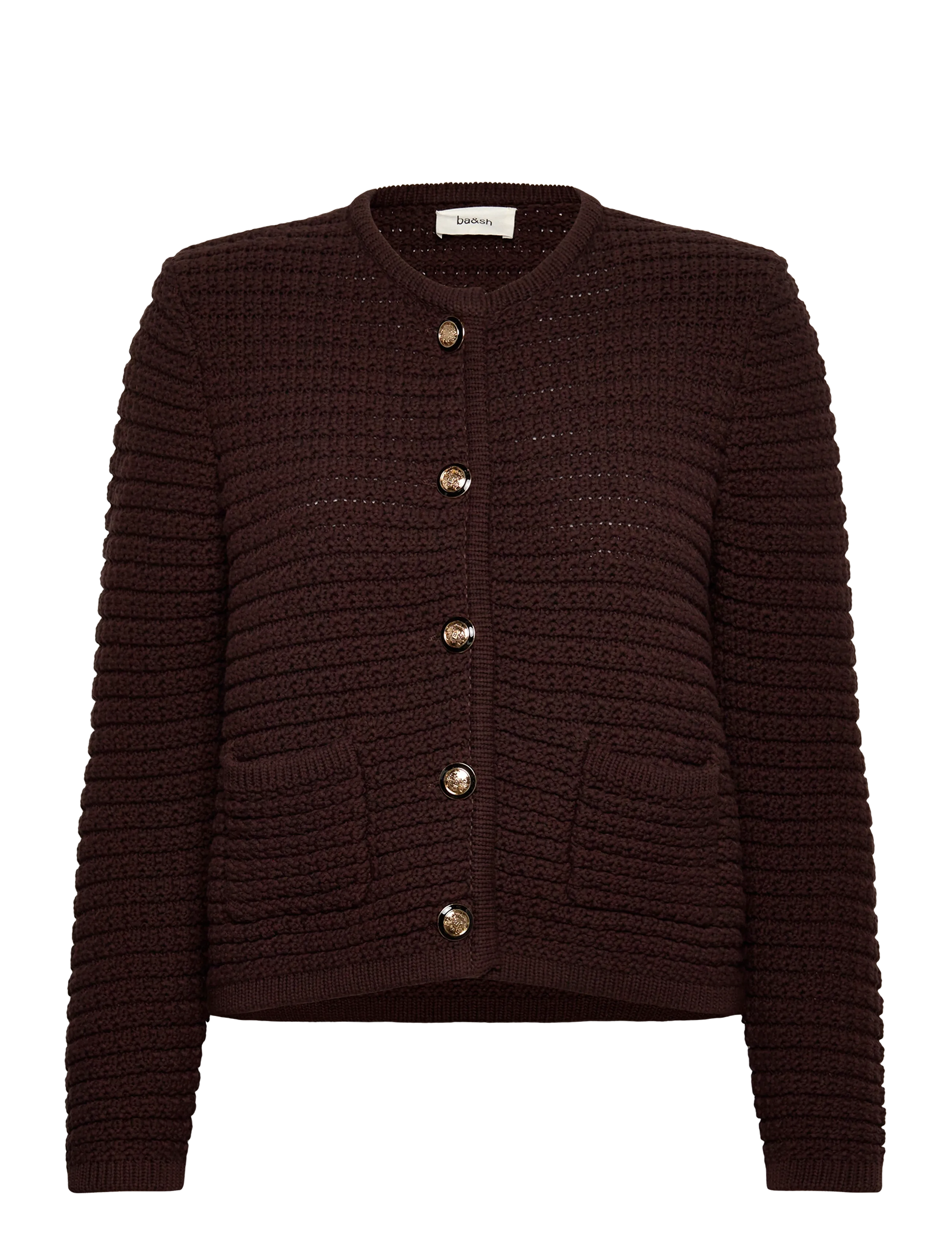 ba&sh CARDIGAN GASPARD - ba&sh - CHOCOLATE / brown