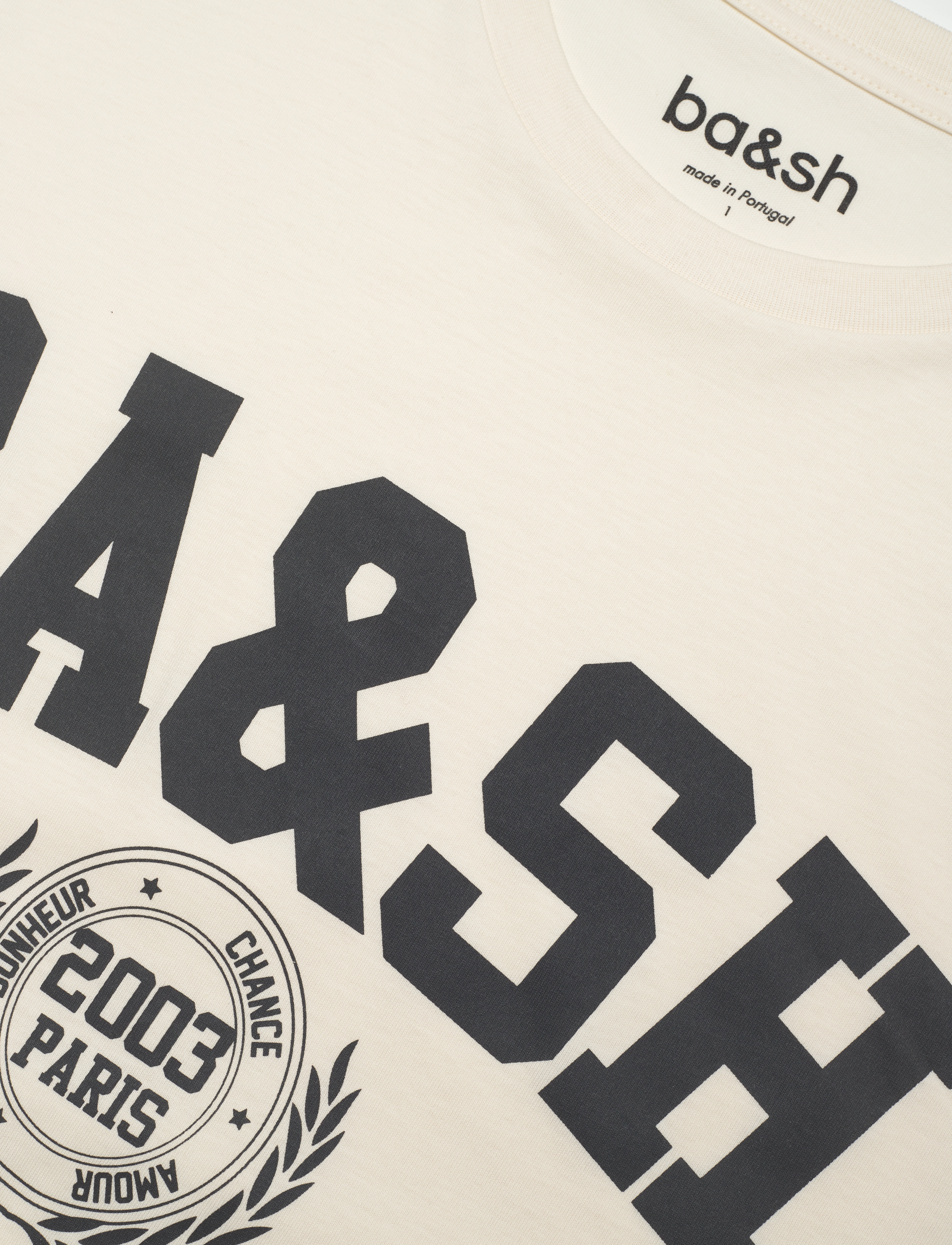 ba&sh - TEE-SHIRT IONI - t-krekli - off white - 3