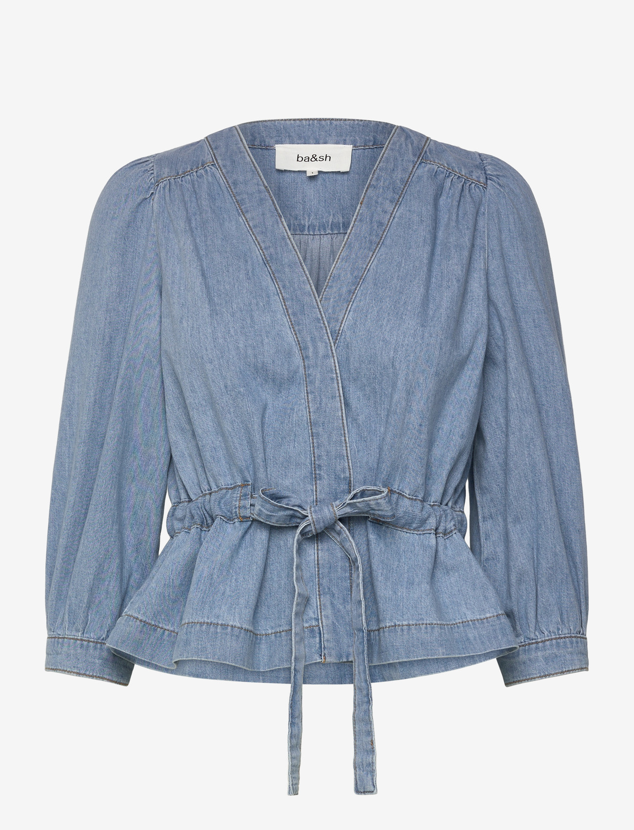 ba&sh - TOP LAVINA - langärmlige blusen - blue - 0