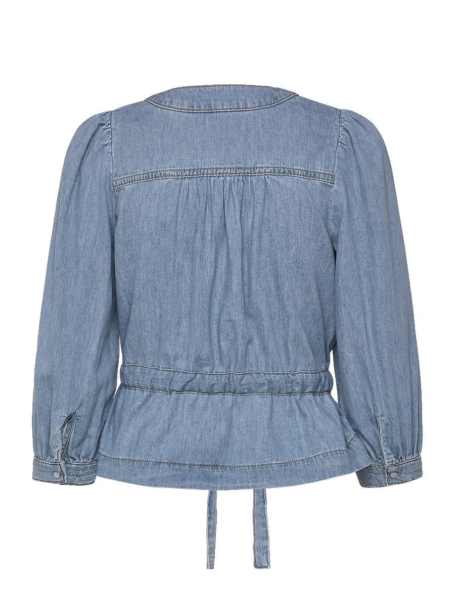 ba&sh - TOP LAVINA - långärmade blusar - blue - 2