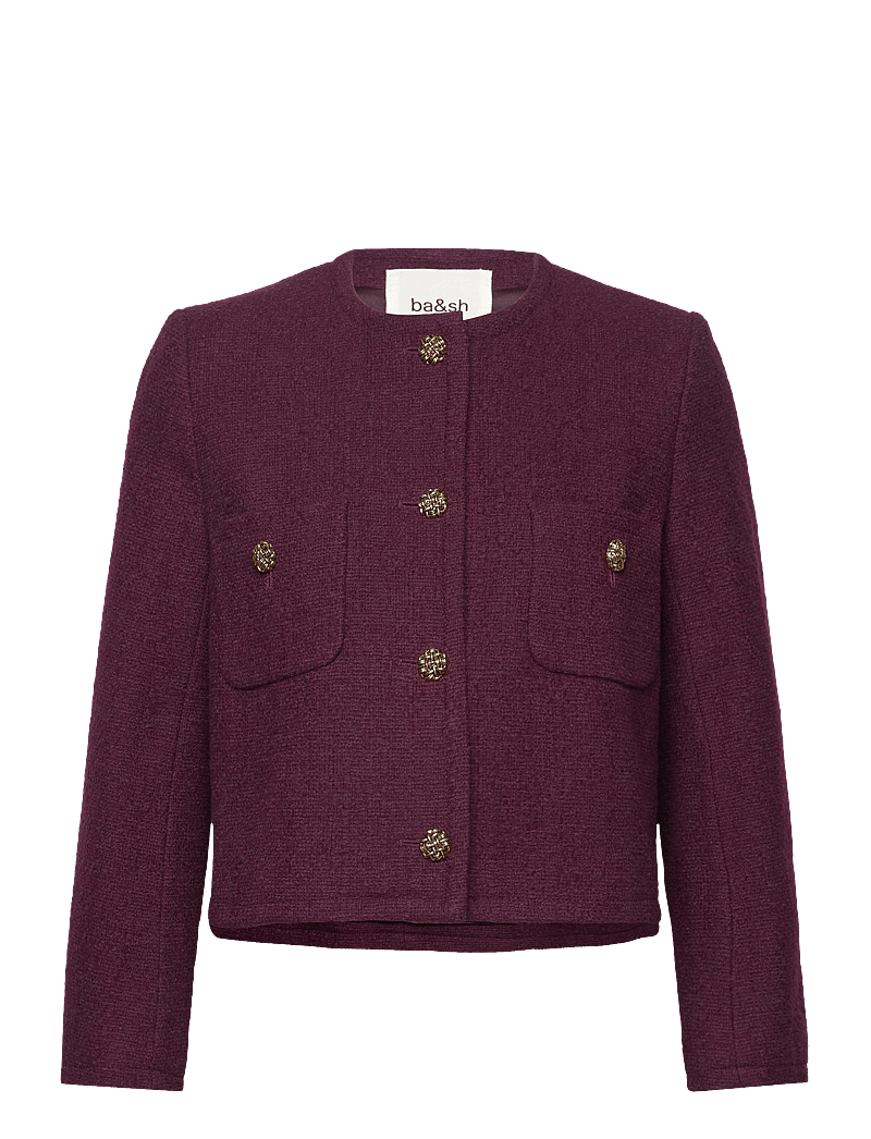 ba&sh - JACKET MEREDITH - uldjakker - bordeaux - 0