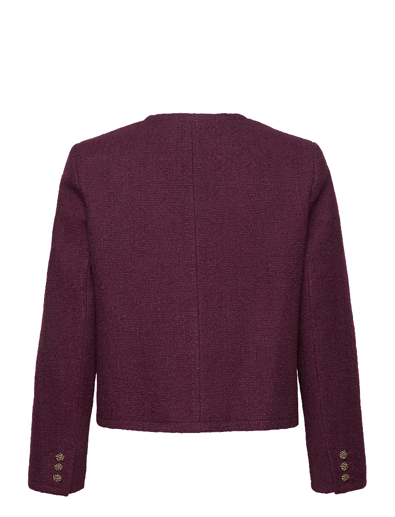 ba&sh - JACKET MEREDITH - uldjakker - bordeaux - 1