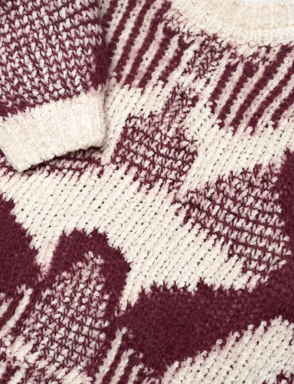 ba&sh - JUMPER RORA - striktrøjer - bordeaux - 2