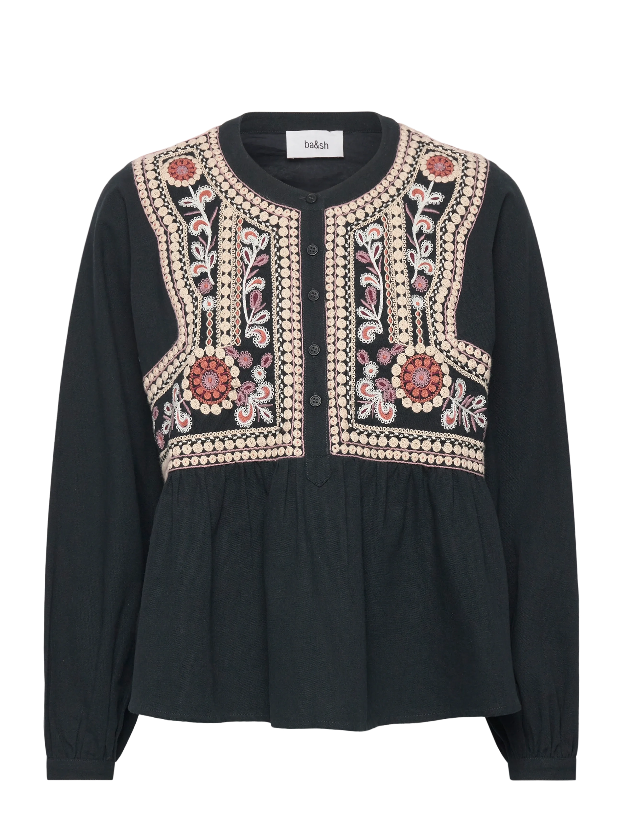 ba&sh TOP ALEC - Bluser - CARBON / black