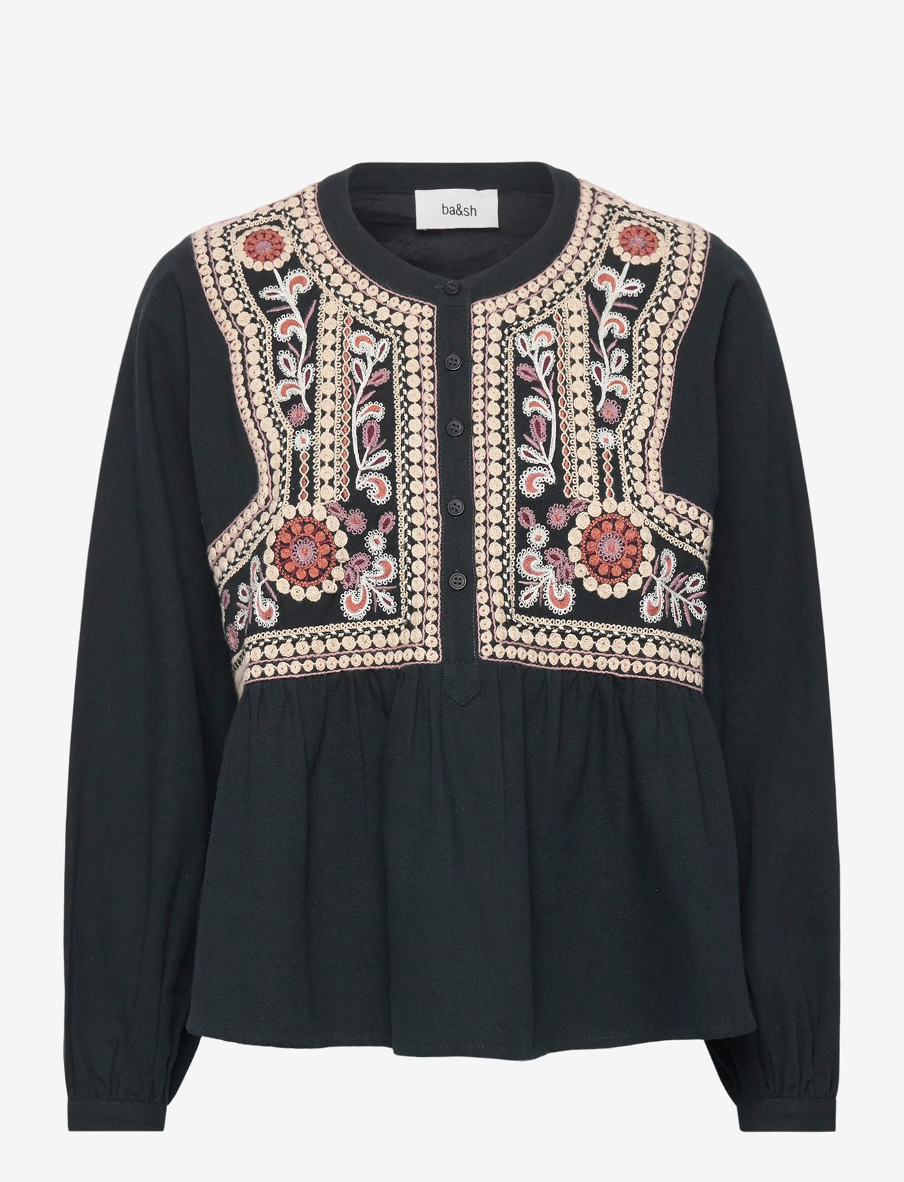 ba&sh - TOP ALEC - langærmede bluser - carbone - 0