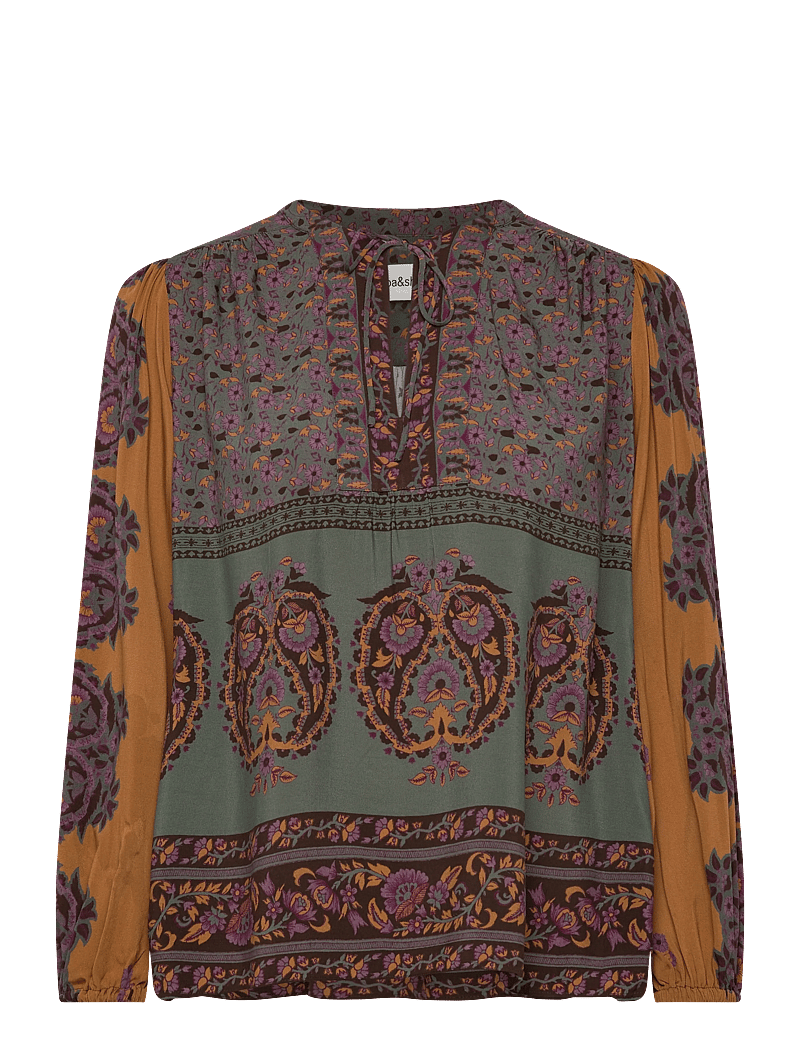 ba&sh - TOP BAKER - långärmade blusar - chocolate - 0