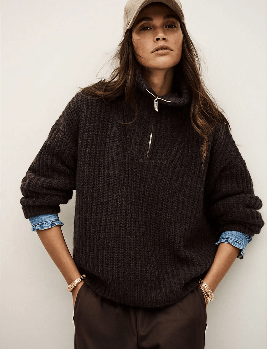 ba&sh - JUMPER BELTANE - striktrøjer - brown - 0