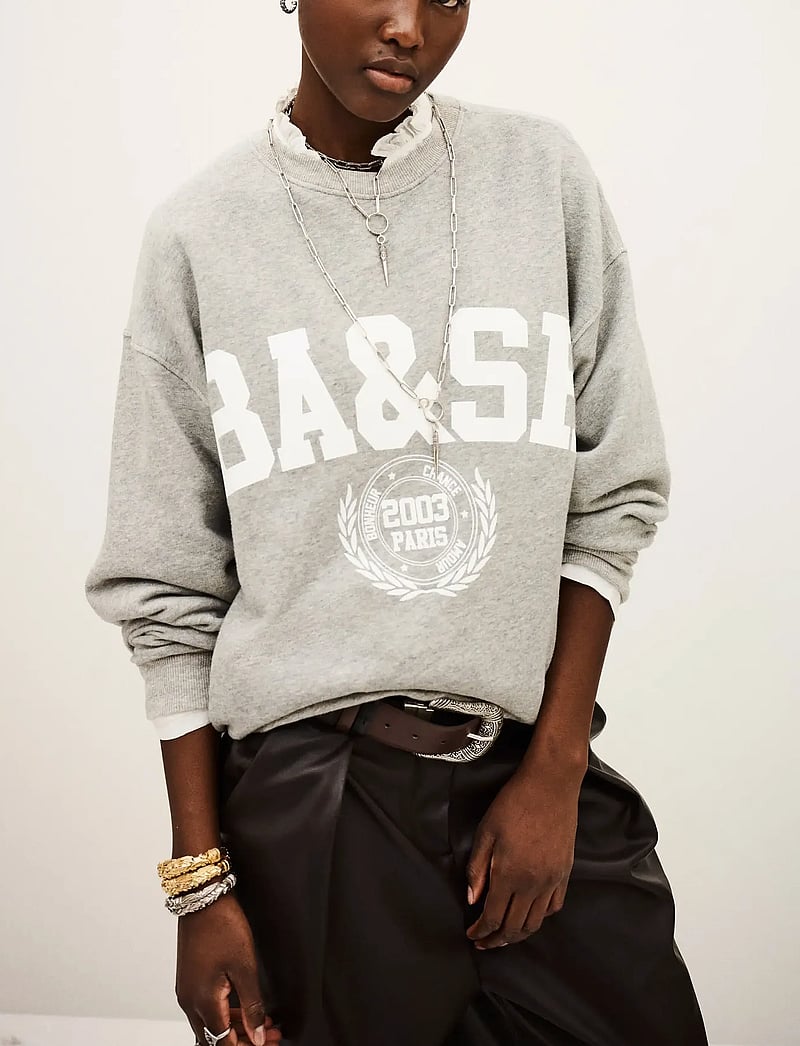 ba&sh - SWEAT BENJAMIN - bluzy i bluzy z kapturem - grey - 0