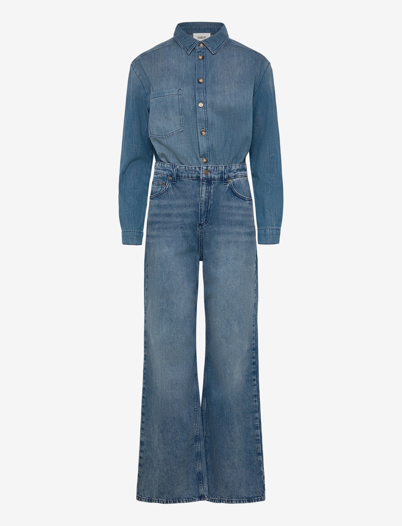ba&sh - COMBINAISON BLOOM - jumpsuits - bluejeans - 0