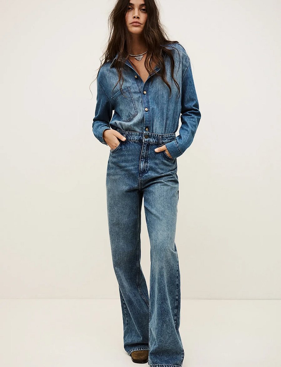 ba&sh - COMBINAISON BLOOM - jumpsuits - bluejeans - 0