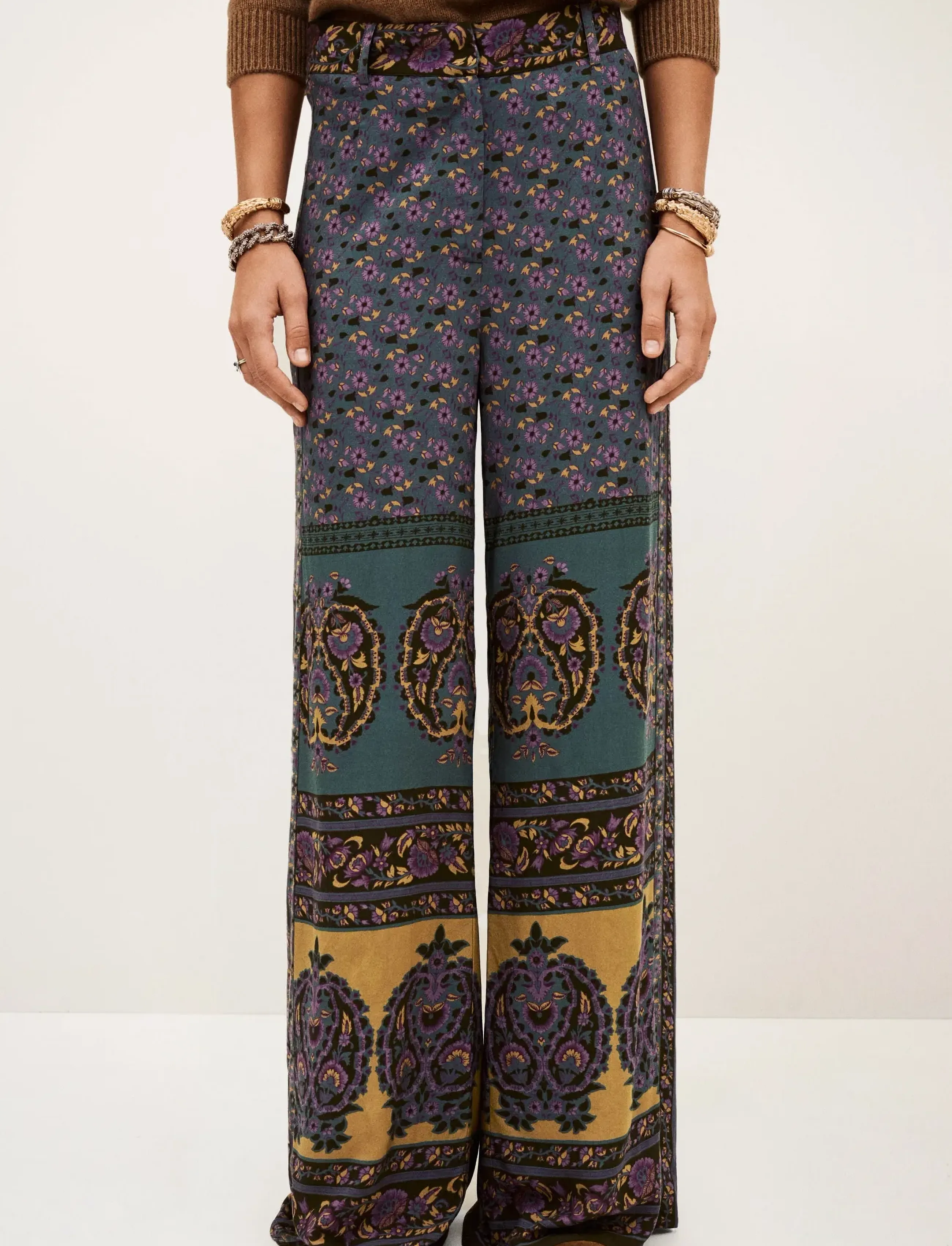 ba&sh - PANTALON BRANY - hosen mit weitem bein - chocolate - 3