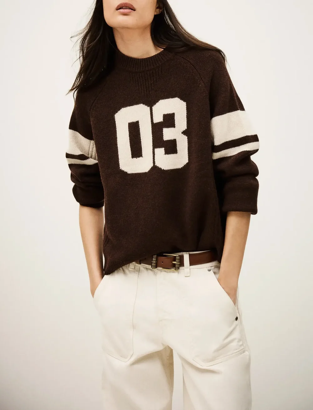 ba&sh - JUMPER COBE - tröjor - chocolat - 0