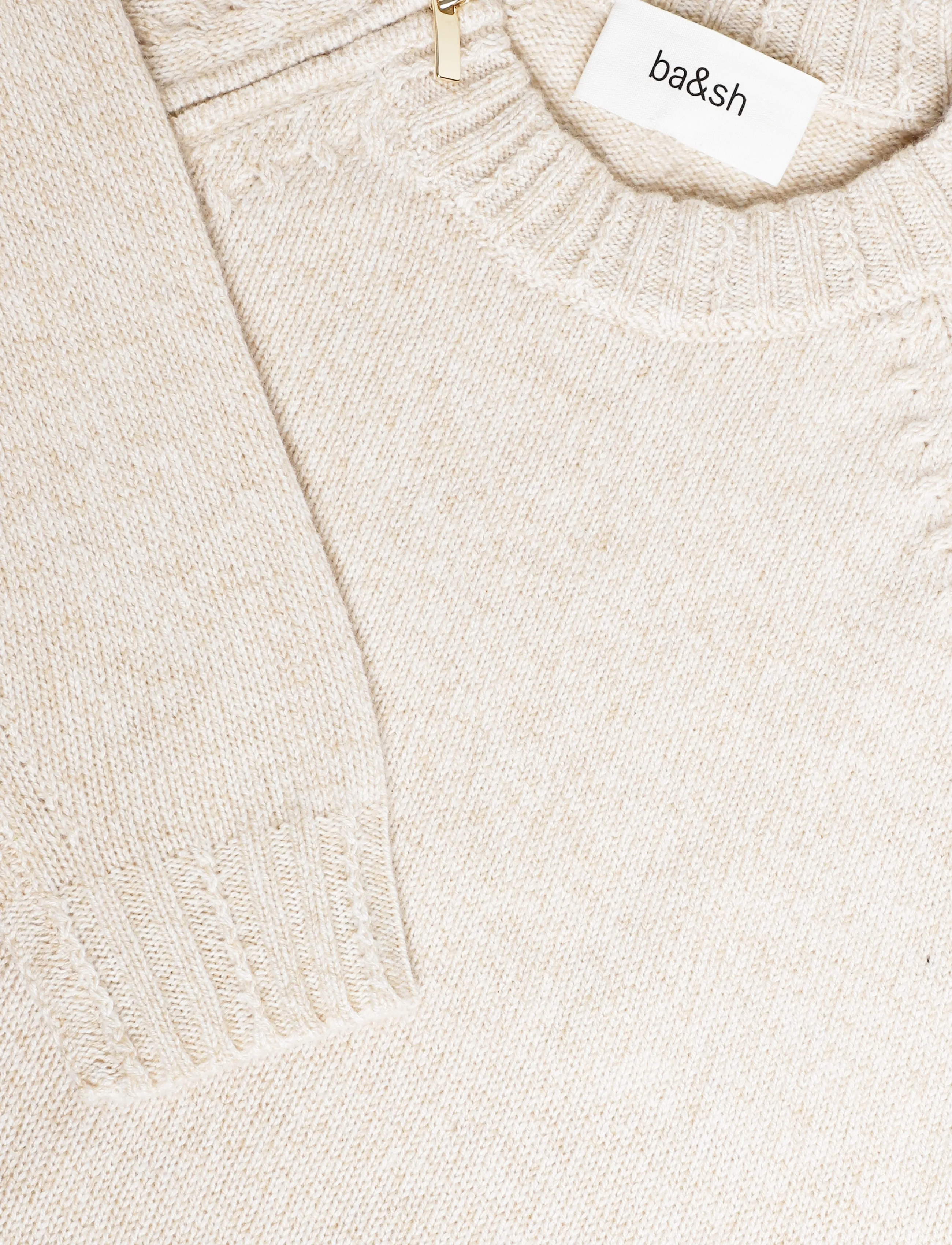 ba&sh - JUMPER CORVY - kaschmir - beige - 3