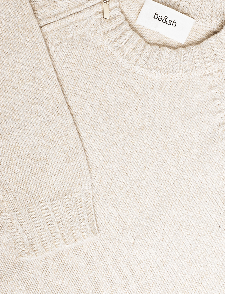 ba&sh - JUMPER CORVY - kaschmir - beige - 3