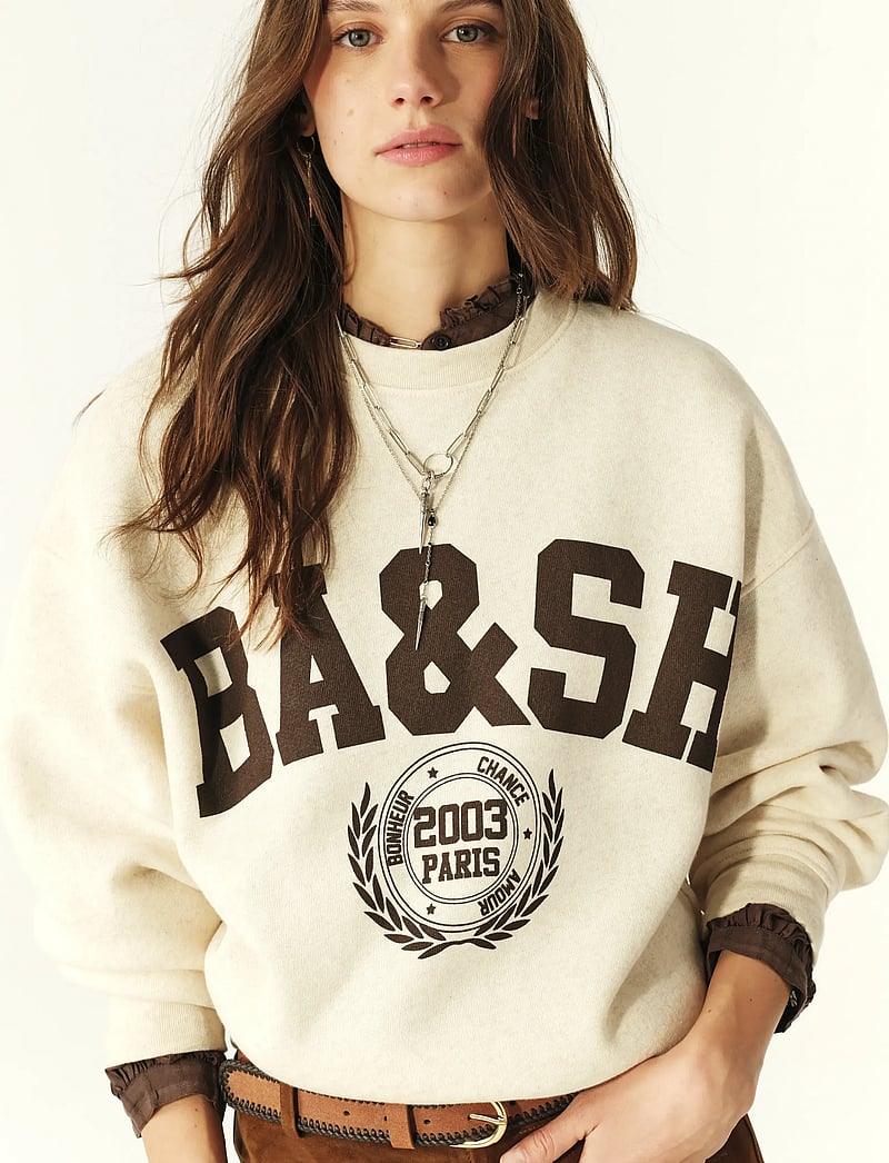 ba&sh - SWEAT FENJA - sweatshirts & hættetrøjer - beige - 3