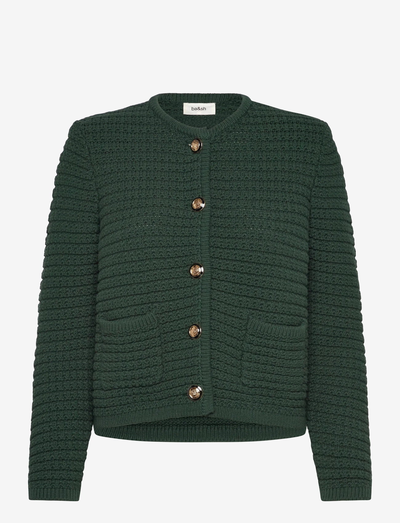 ba&sh - CARDIGAN GASPARD - cardigans - green - 1
