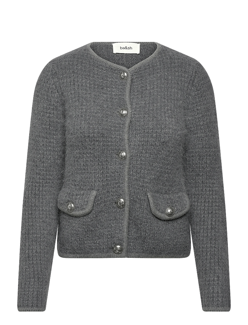 ba&sh - WAISTCOAT HARRY - cardigans - anthracite - 1