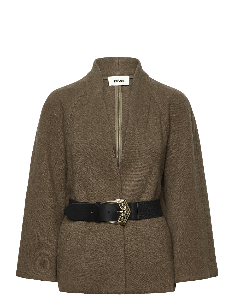ba&sh - COAT HINI - vinterjakker - kaki - 0