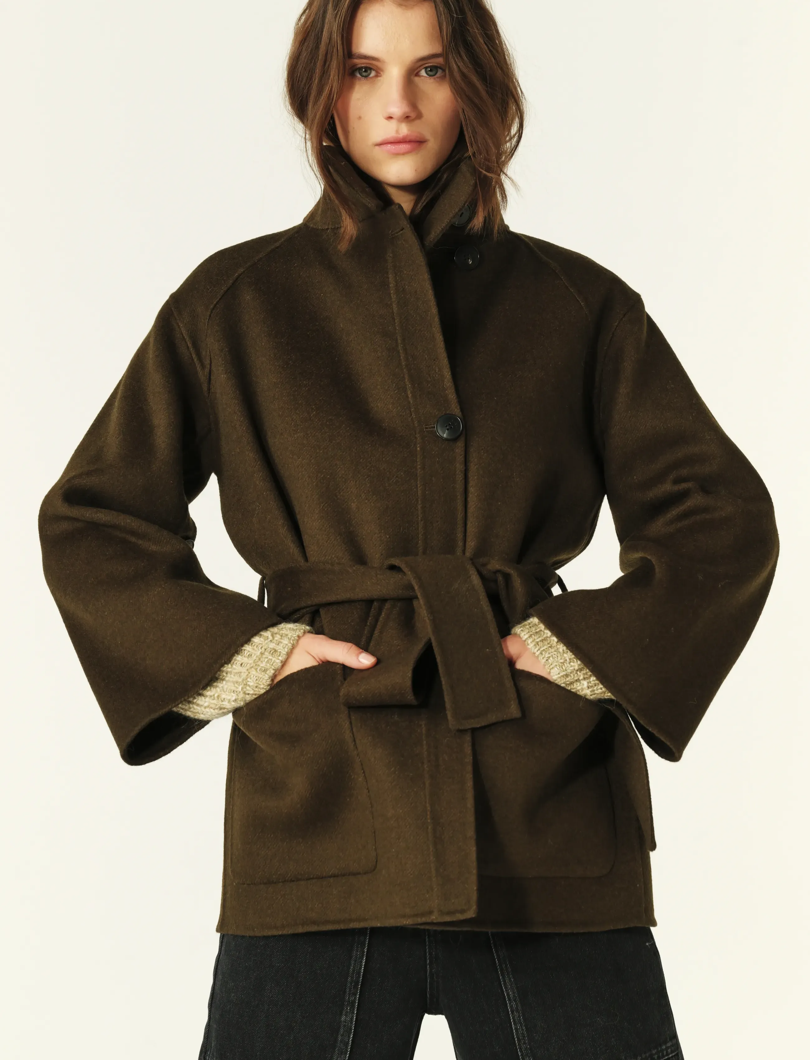 ba&sh COAT HINI - Odzież - KAKI / brown