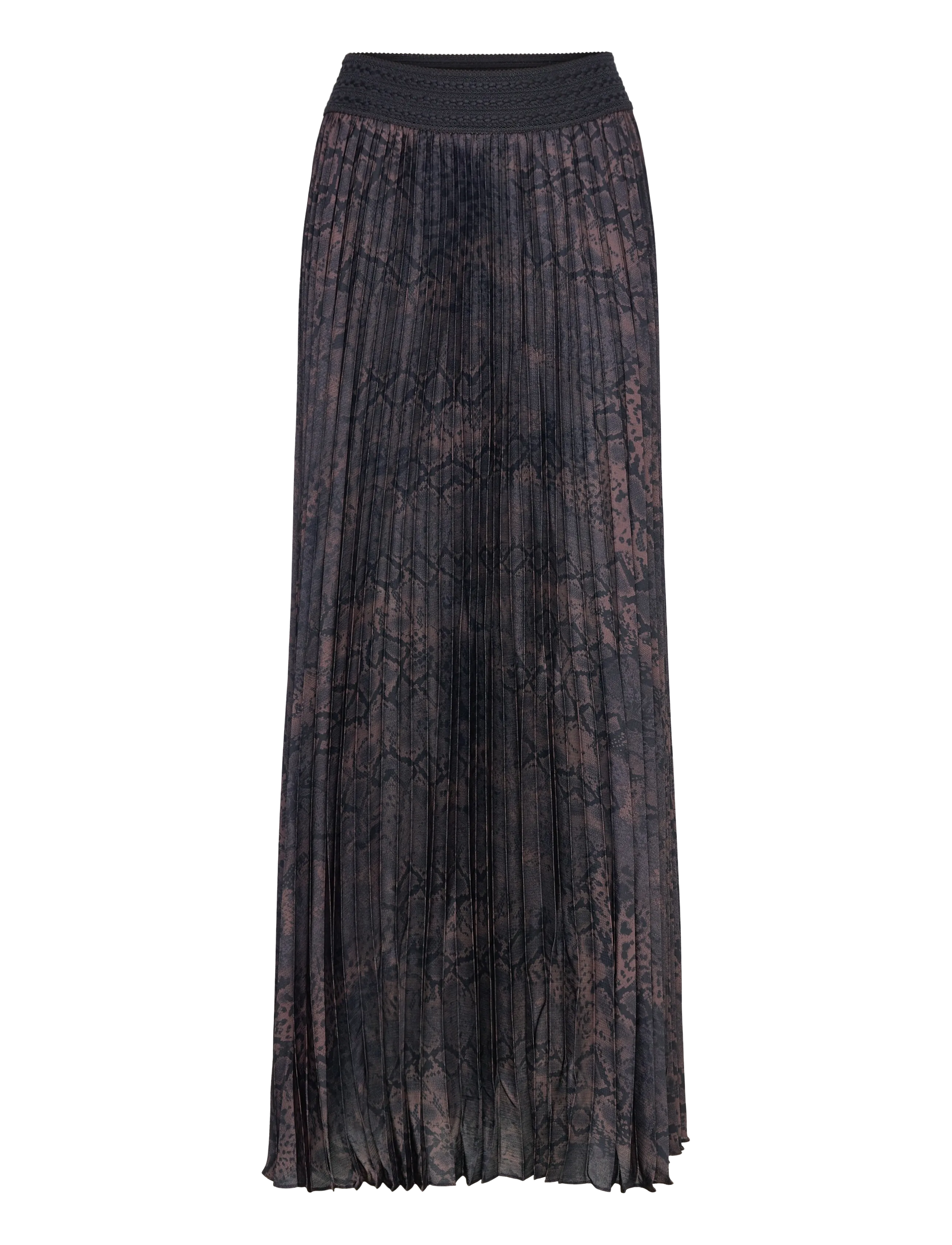 ba&sh SKIRT SPICE - Maxikjolar - MARRON / navy