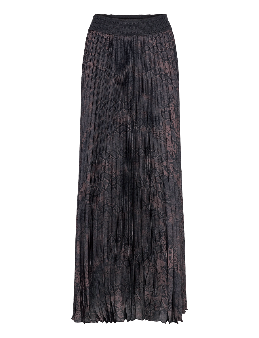 ba&sh - SKIRT SPICE - maxi röcke - marron - 0