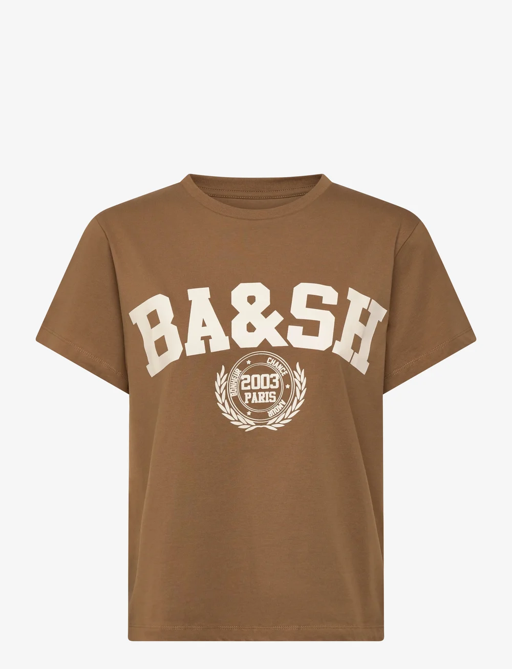 ba&sh - TSHIRT IONI - t-shirts - cafÉ - 0