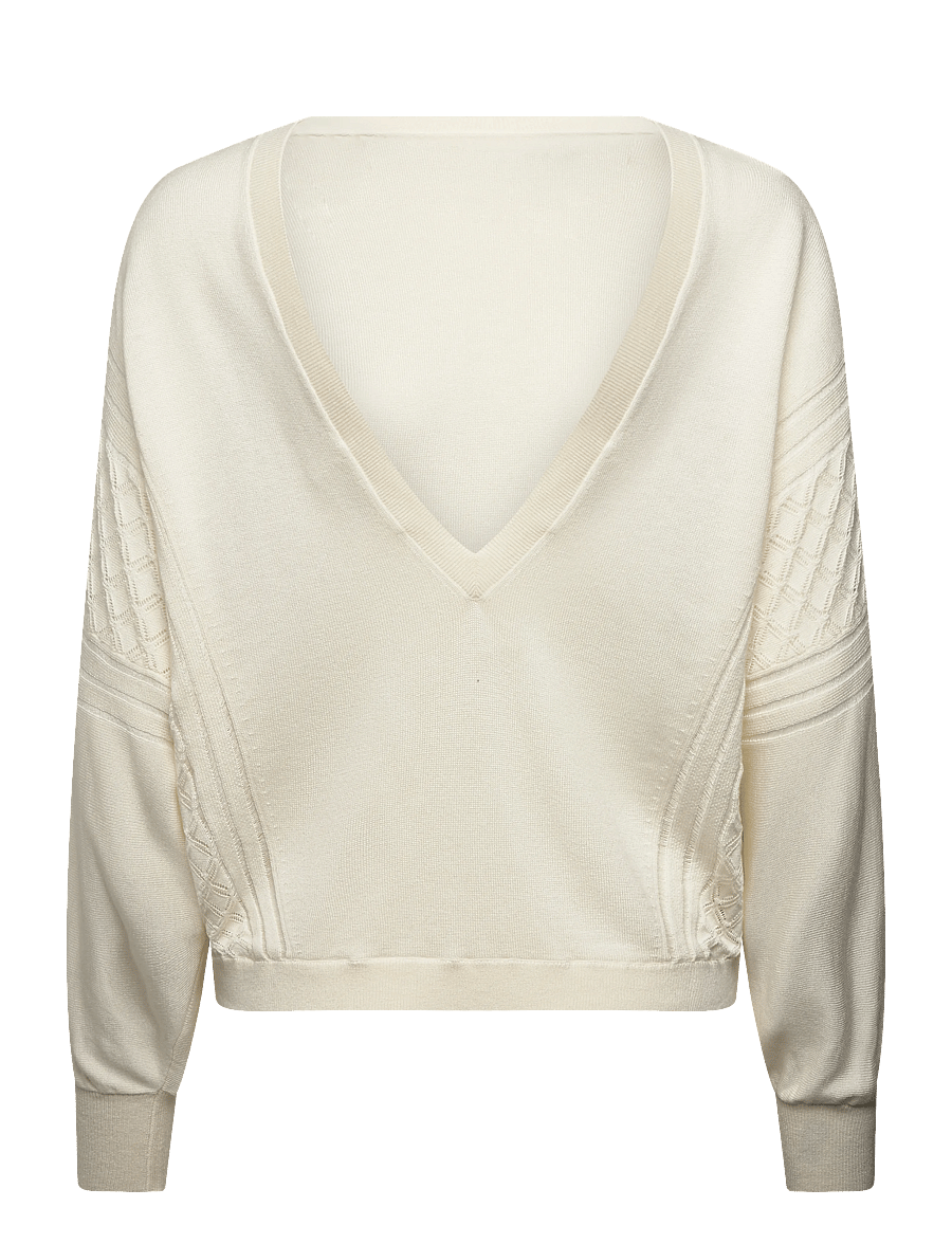 ba&sh - JUMPER JASSIDA - tröjor - off white - 2