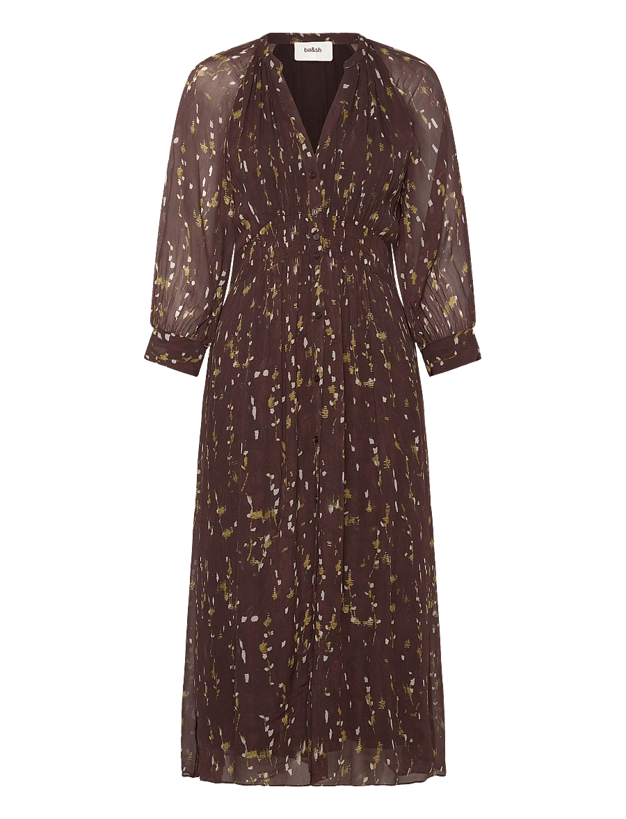 ba&sh - DRESS KARLA - evening dresses - chocolat - 1