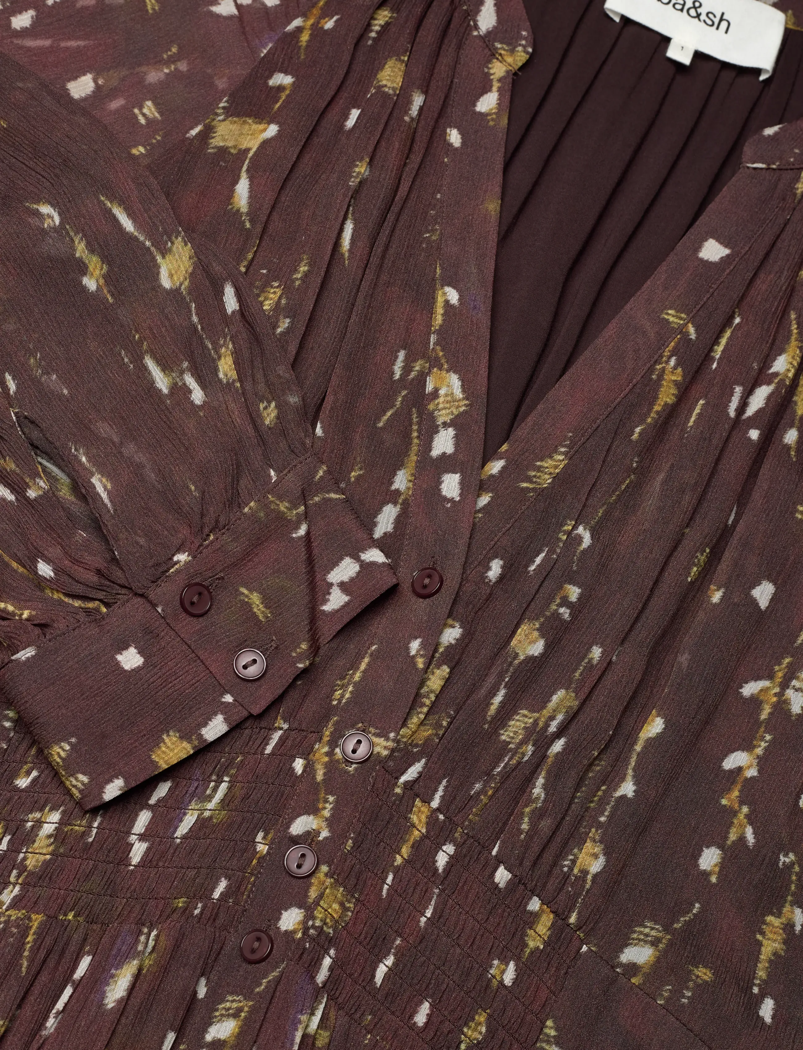 ba&sh - DRESS KARLA - evening dresses - chocolat - 3