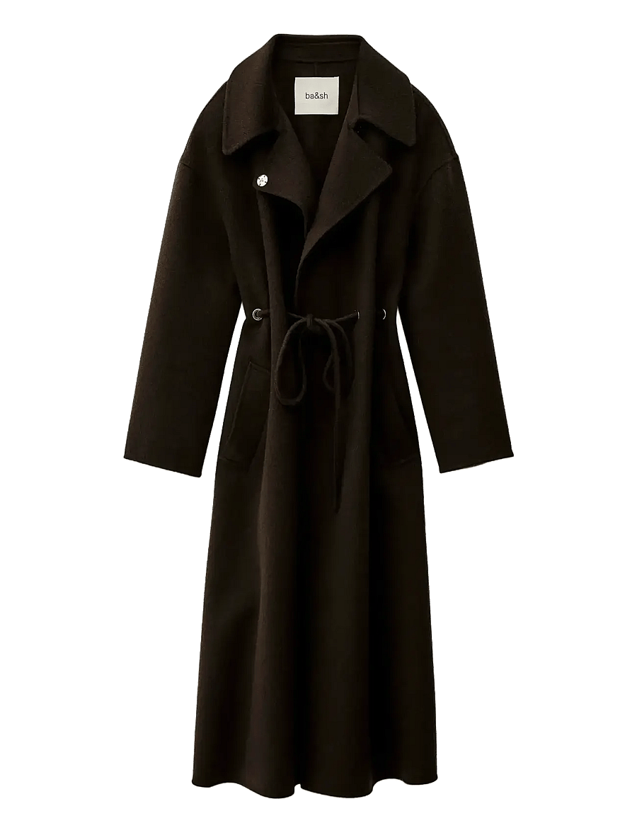 ba&sh - COAT KATE - talvitakit - chocolat - 1