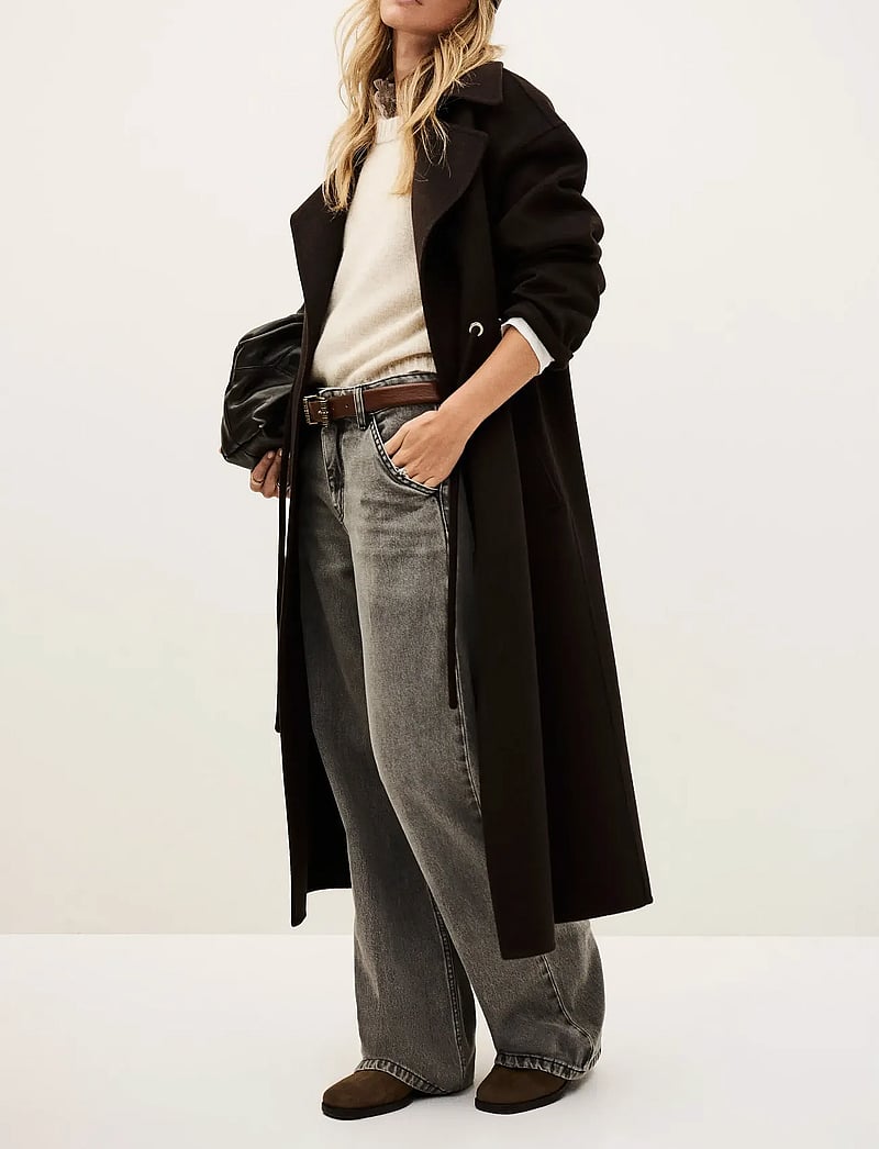 ba&sh - COAT KATE - ullkappor - chocolat - 0