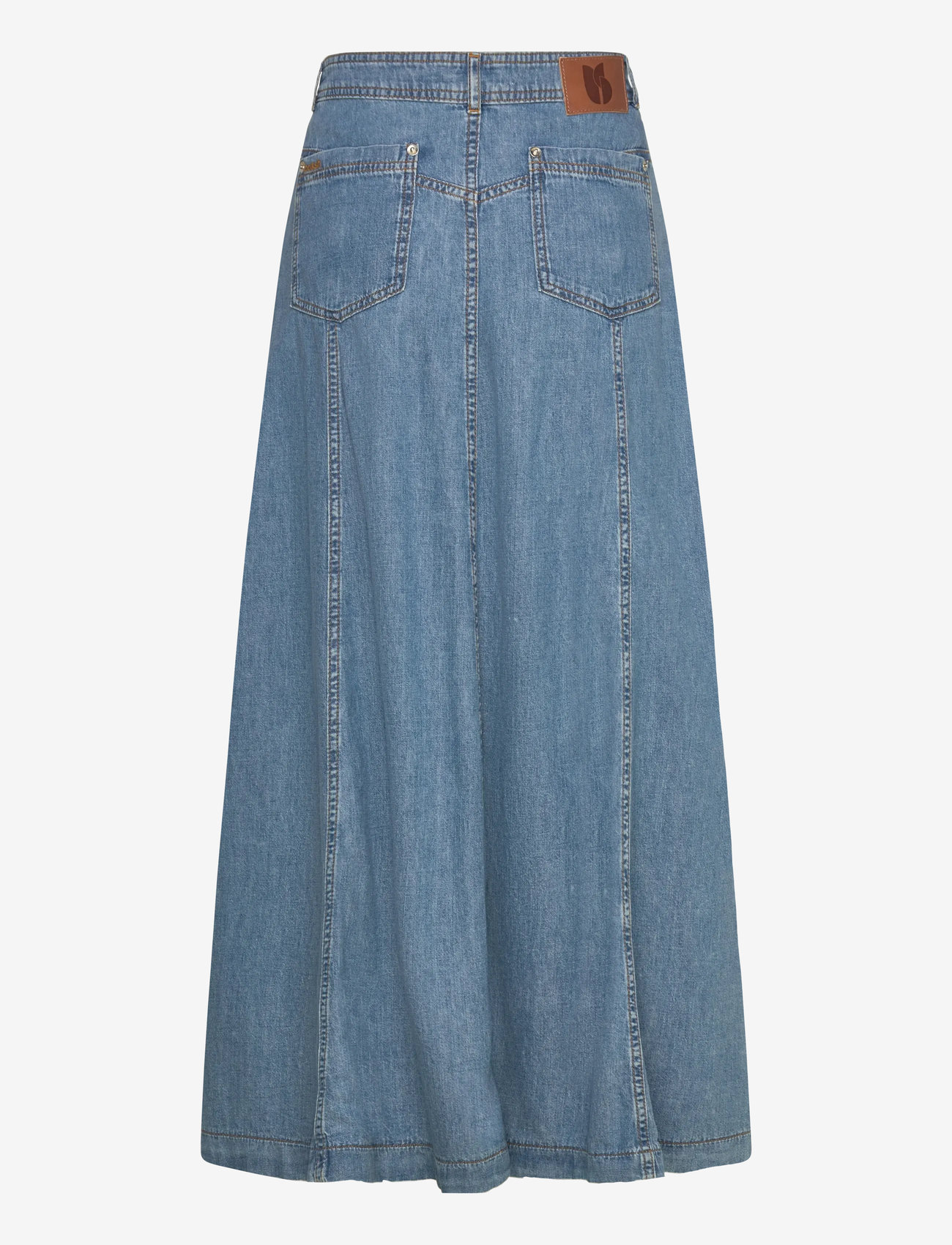 ba&sh - SKIRT LADDIE - maxi röcke - lightusedblue - 2