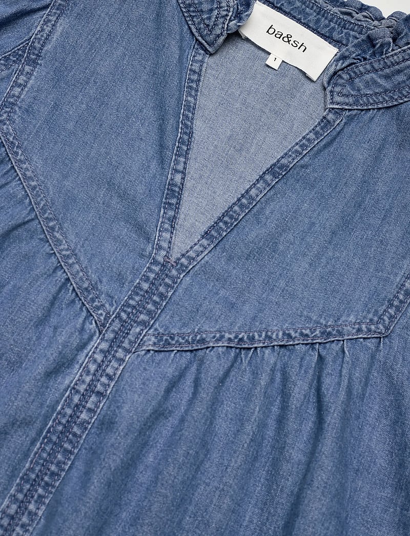 ba&sh - TOP LAY - jeansowe koszule - lightusedblue - 3