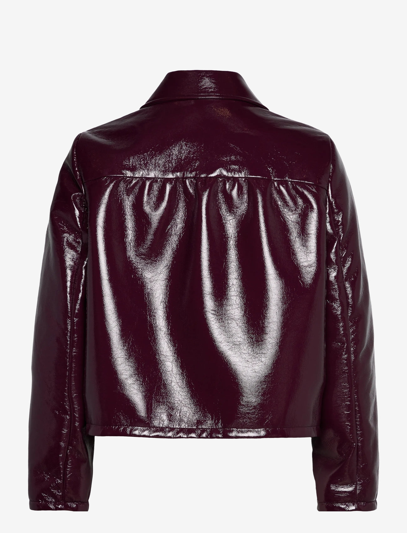 ba&sh - JACKET MEELOS - nahktagid - bordeaux - 1