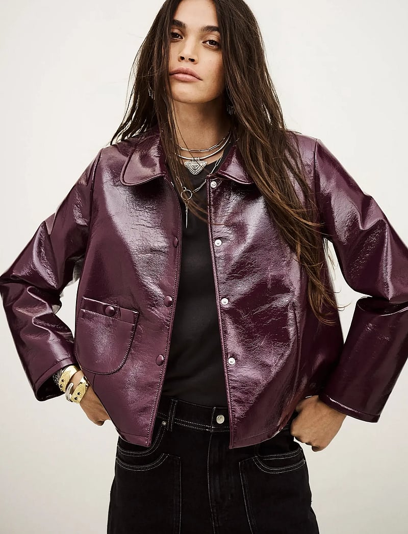 ba&sh - JACKET MEELOS - spring jackets - bordeaux - 3