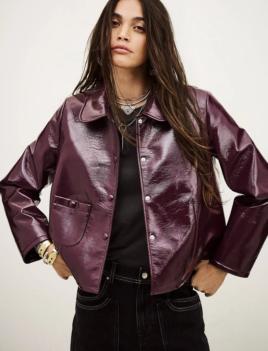 ba&sh - JACKET MEELOS - kevadjoped - bordeaux - 3