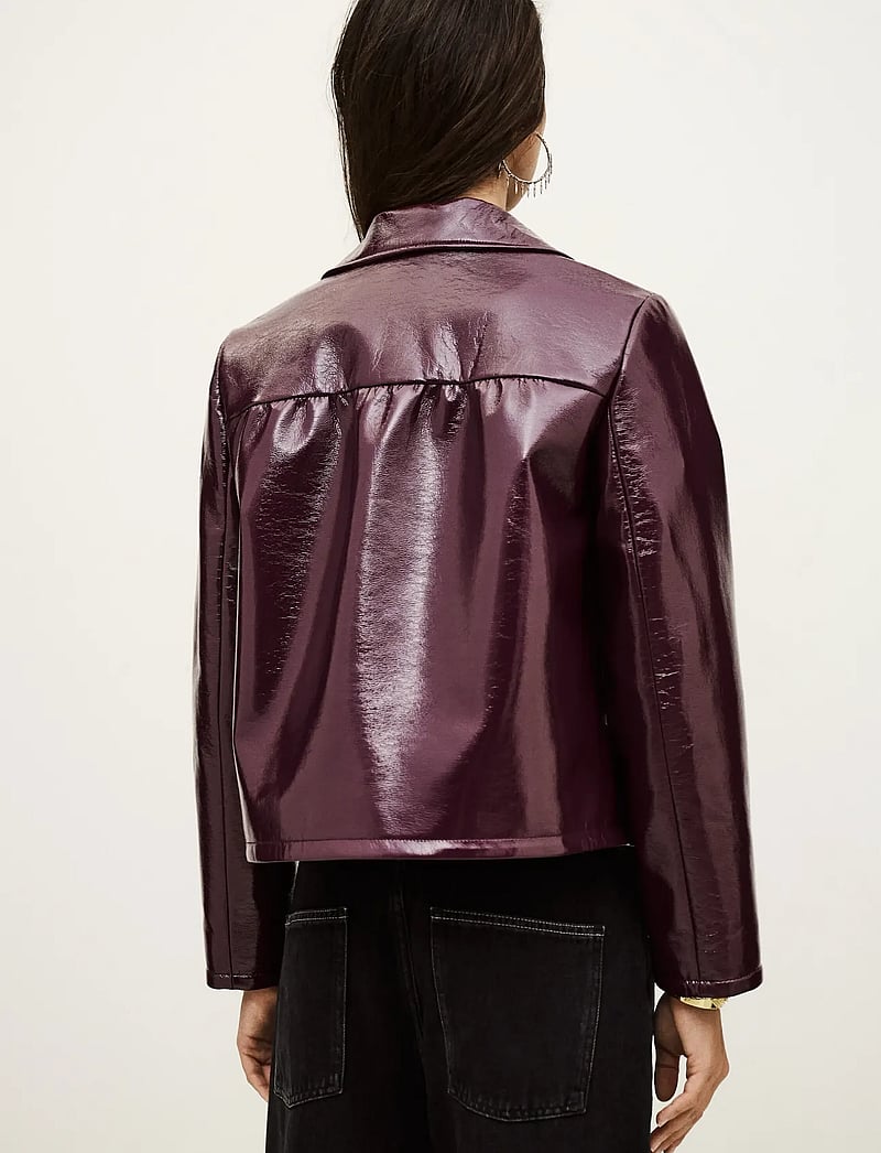 ba&sh - JACKET MEELOS - spring jackets - bordeaux - 4