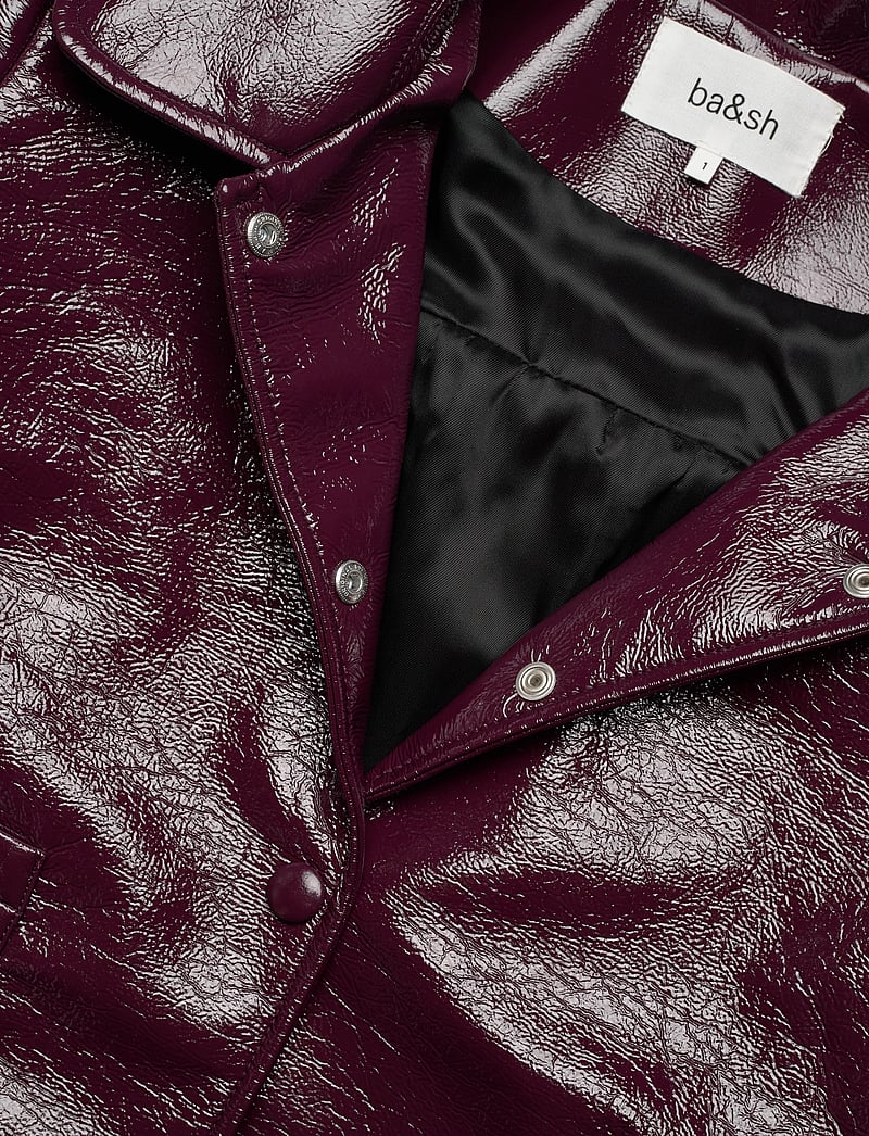 ba&sh - JACKET MEELOS - nahkatakit - bordeaux - 2
