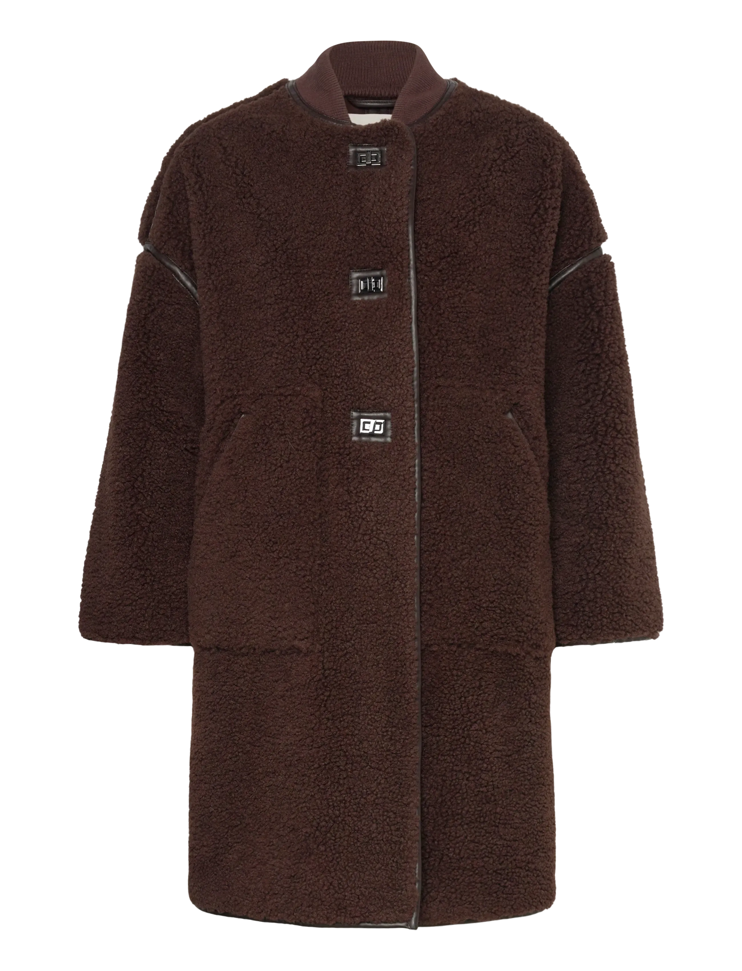 BA&SH Manteau Millie Braun - 36 - Damen