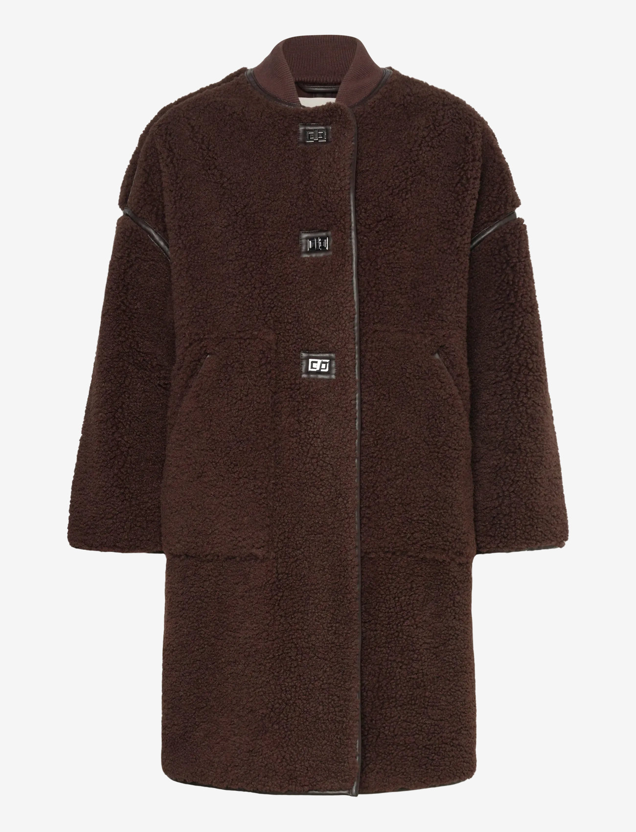 ba&sh - MANTEAU MILLIE - kápur - chocolate - 1