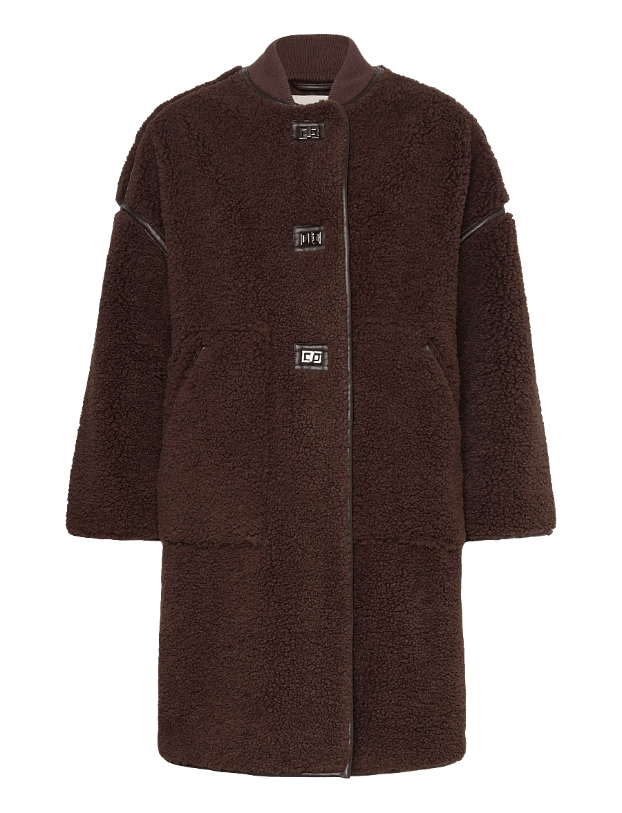 ba&sh - MANTEAU MILLIE - kappor - chocolate - 1