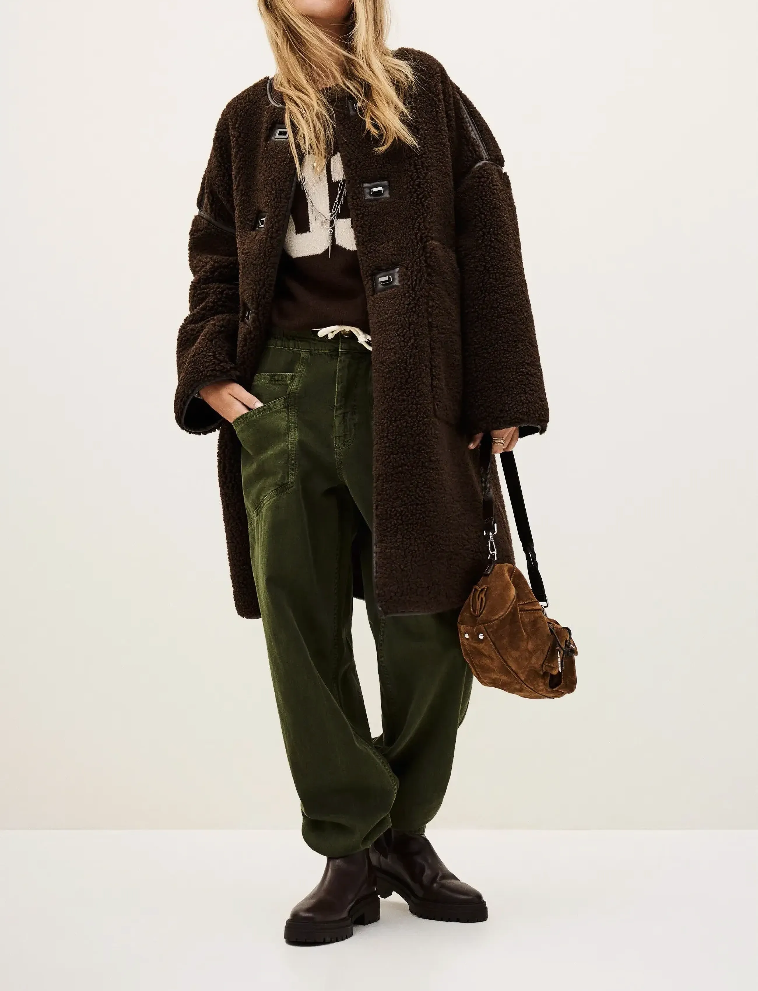 ba&sh Manteau Millie, 36, Brown, Frakker > Vinterfrakker, Dame