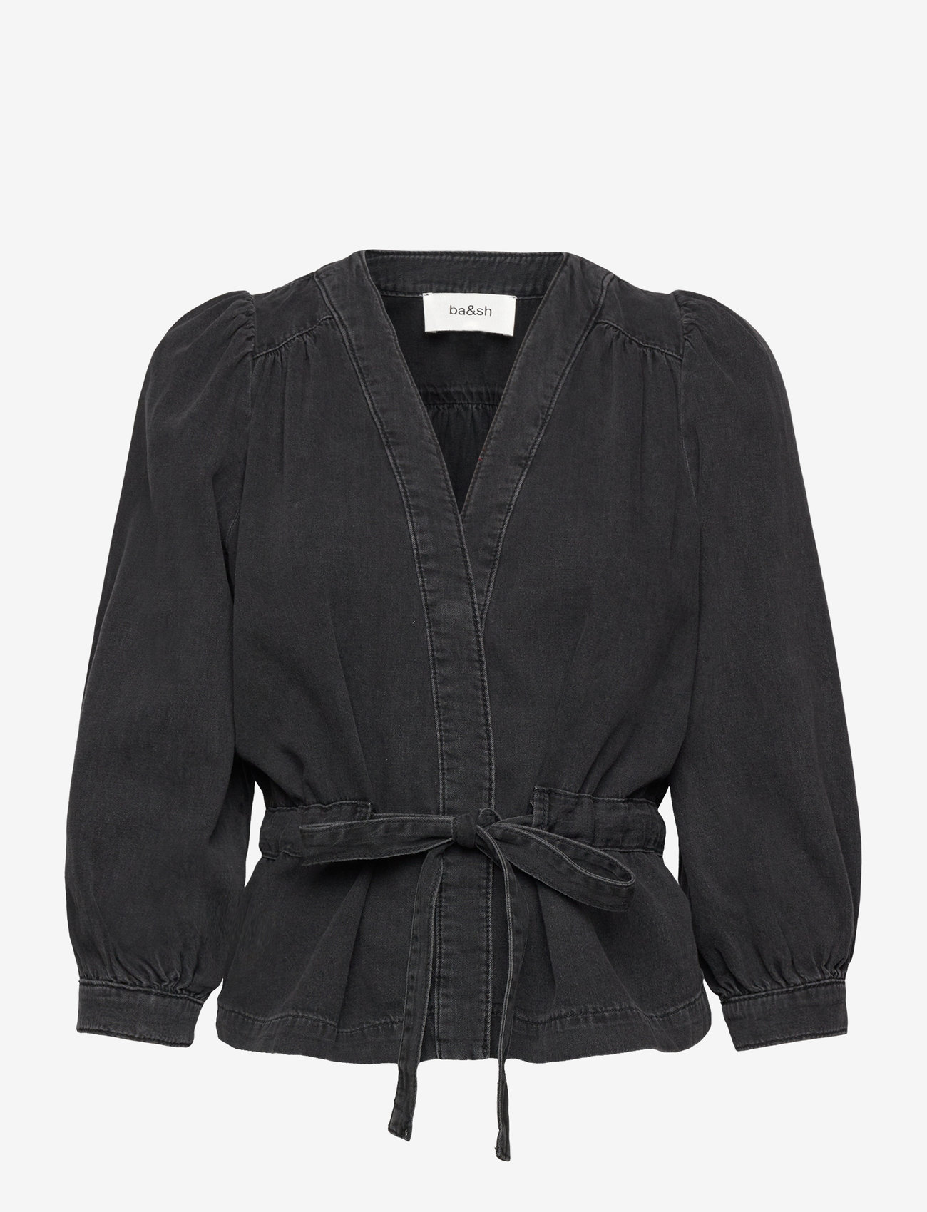 ba&sh - TOP MLAVINA - langærmede toppe - blackstone - 1