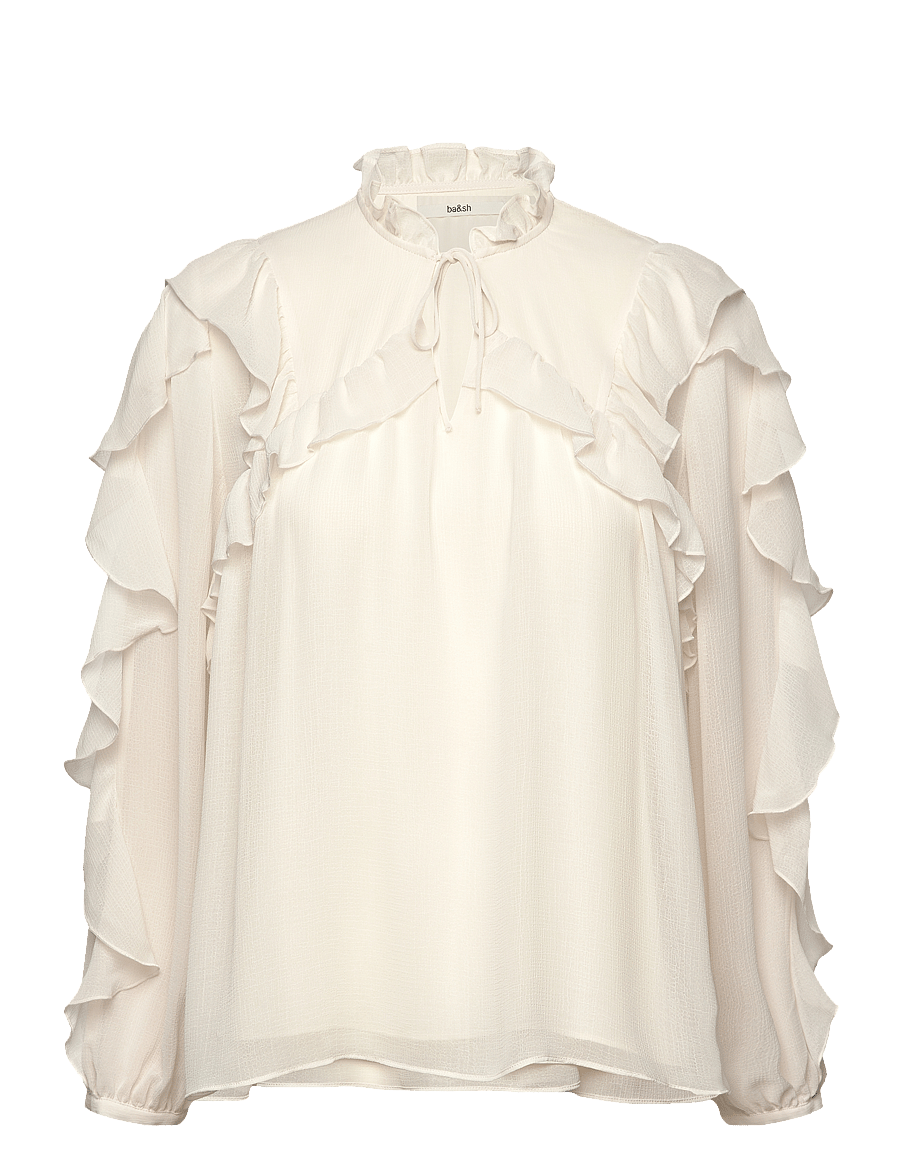 ba&sh - BLOUSE NILS - långärmade blusar - off white - 0