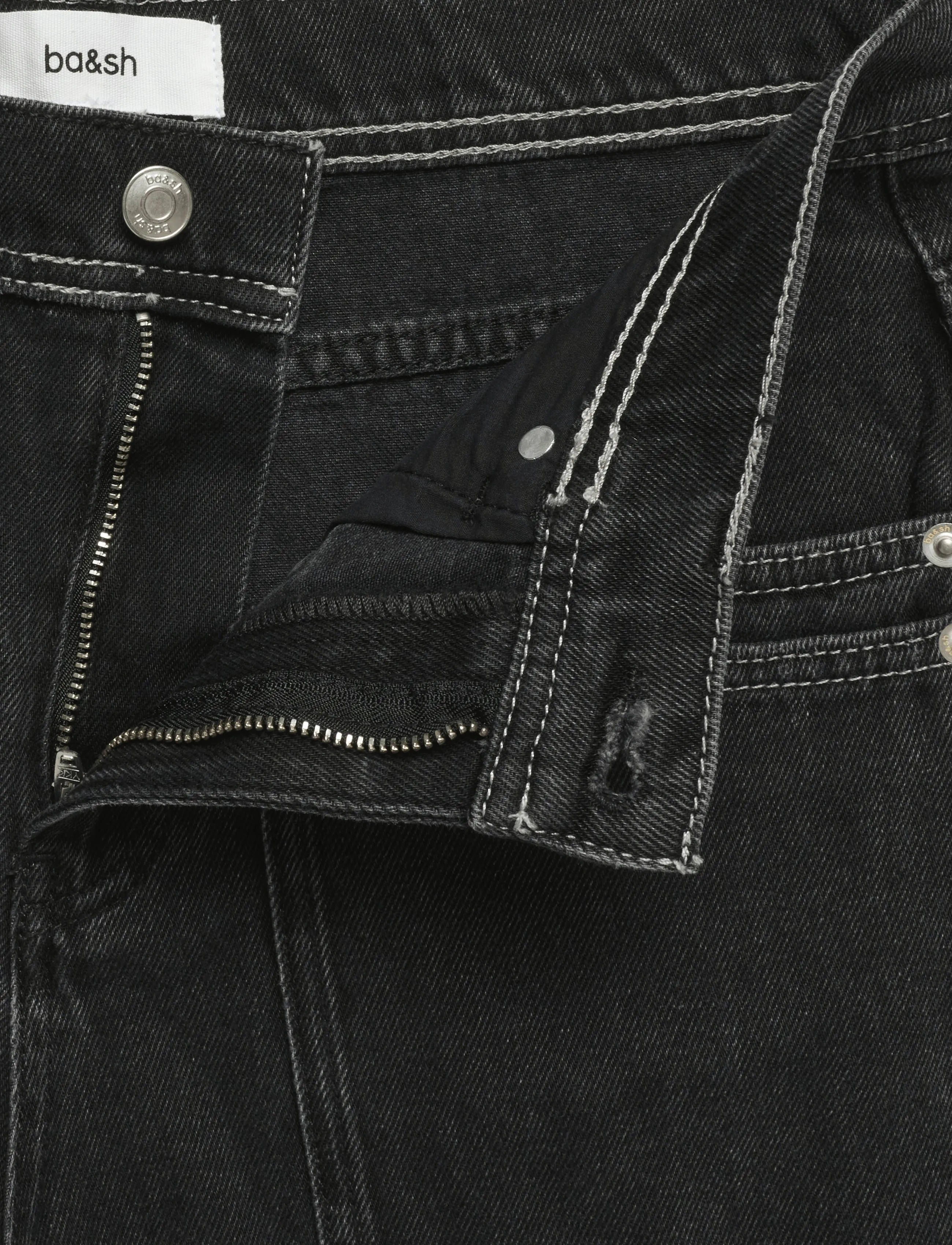 ba&sh - JEANS NOEL - wide leg jeans - carbone - 4