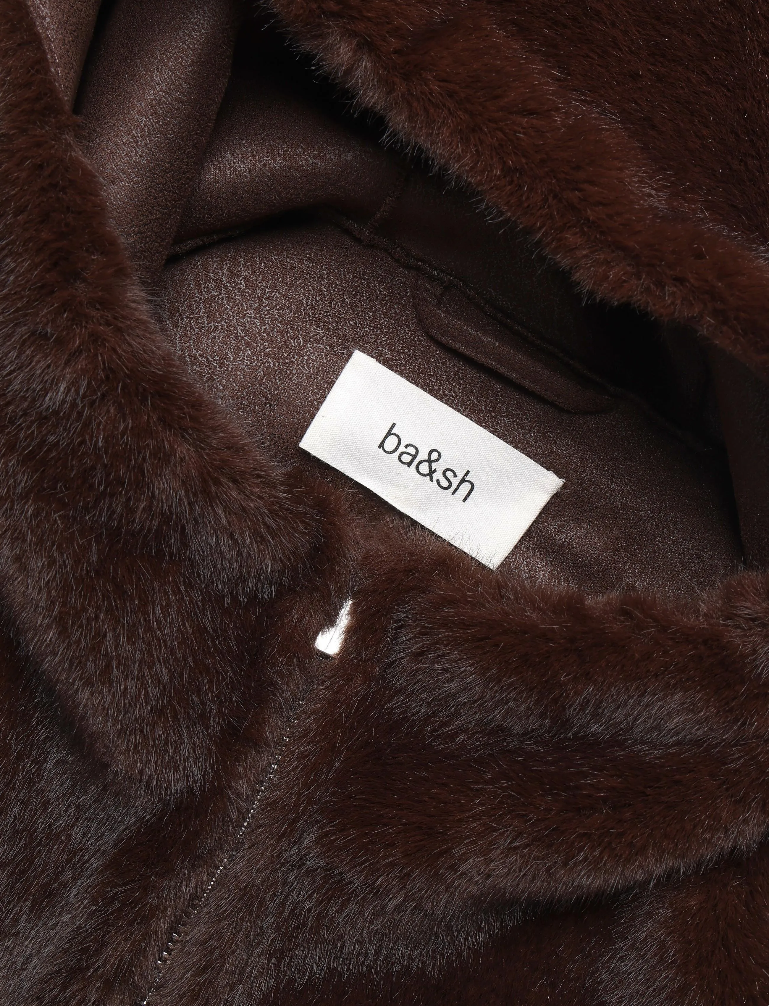 ba&sh - COAT PANDY - ullkappor - brown - 2